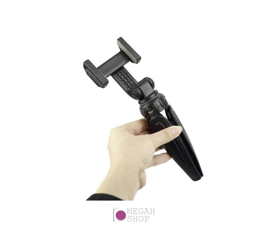 سه پایه رومیزی موبایل QZSD مدل Q-166i با هولدر و هد چرخشی مناسب تولید محتوا و ولاگری — تصویر ۵
