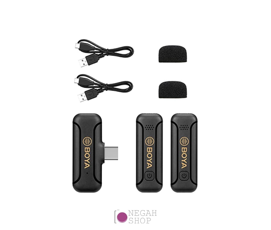 میکروفون بویا BOYA BY-WM3T2-U2 For Type-C دو کاربره — تصویر ۳