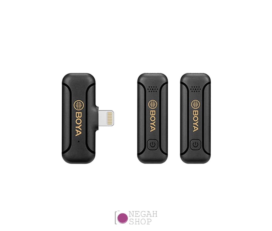 میکروفون بی سیم بویا Boya BY-WM3T2-D2 For Lightning دو کاربره