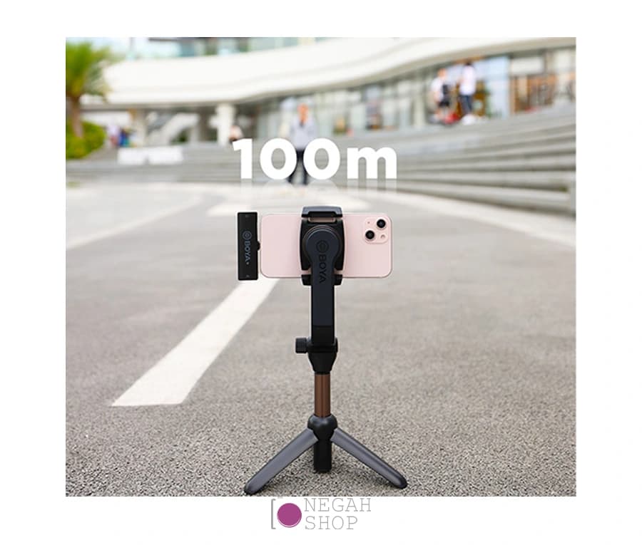 میکروفون بویا Boya BY-XM6-S4 For Lightening دو کاربره — تصویر ۶