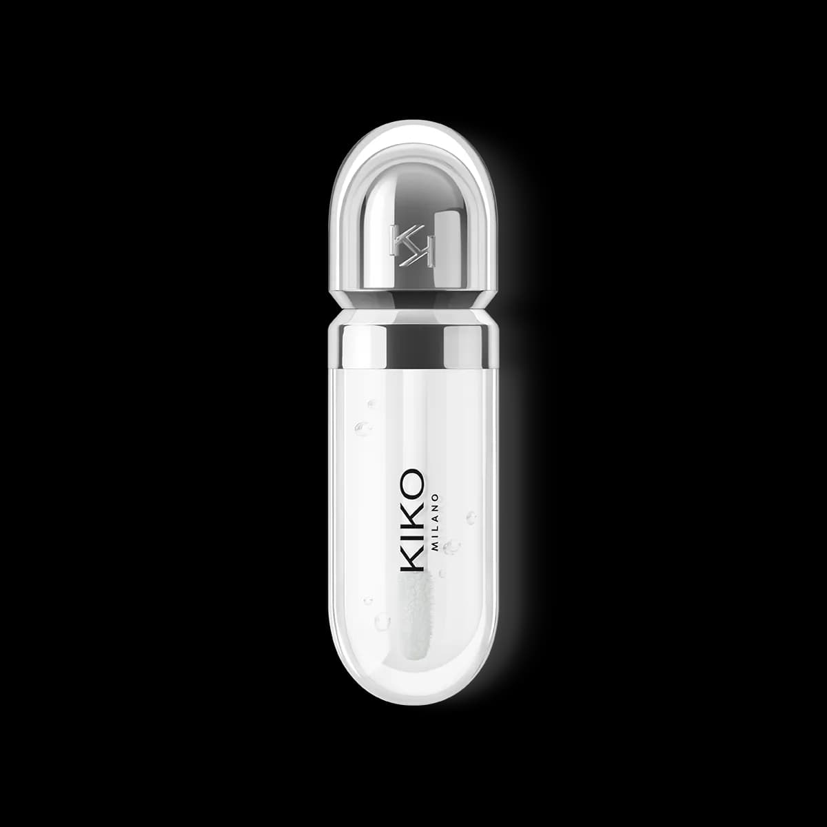 لیپ گلاس شاین دار و براق کیکو Kiko مدل 3D Hydra Gloss رنگ Clear شماره 01