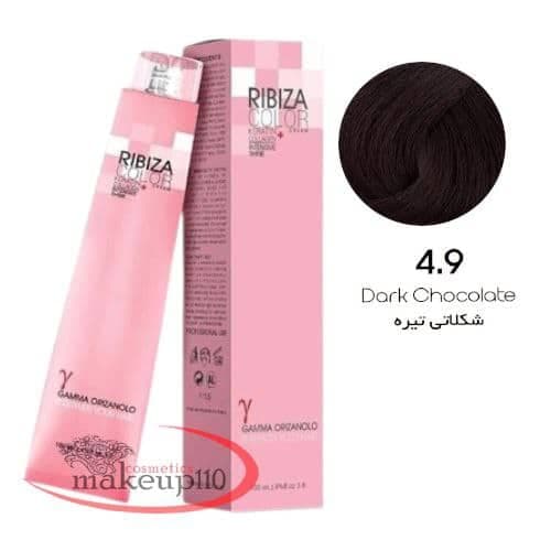 رنگ موی ریبیزا شکلاتی تیره شماره4.9