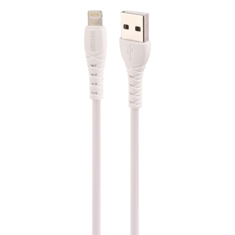 کابل لایتنینگ فست شارژ 5 آمپر شوش SH101i طول 1.1 متر — تصویر ۴