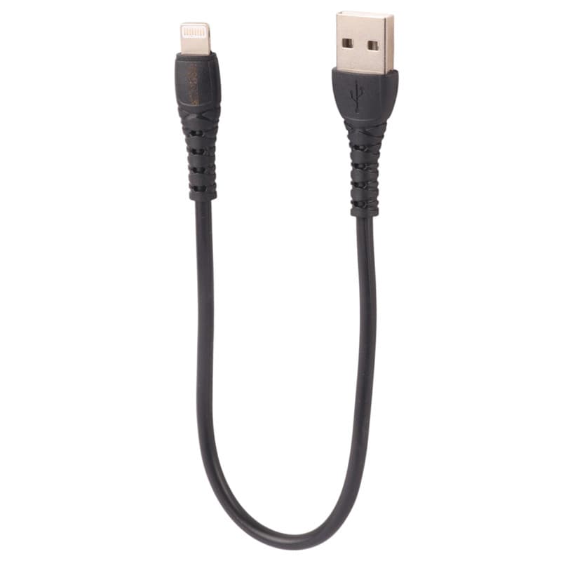کابل کوتاه لایتنینگ فست شارژ 6 آمپر شوش SH-601i طول 25 سانتی متر — تصویر ۴