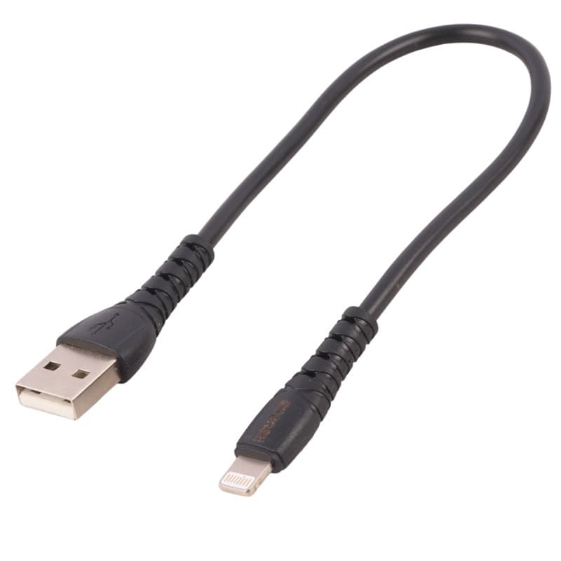 کابل کوتاه لایتنینگ فست شارژ 6 آمپر شوش SH-601i طول 25 سانتی متر — تصویر ۲