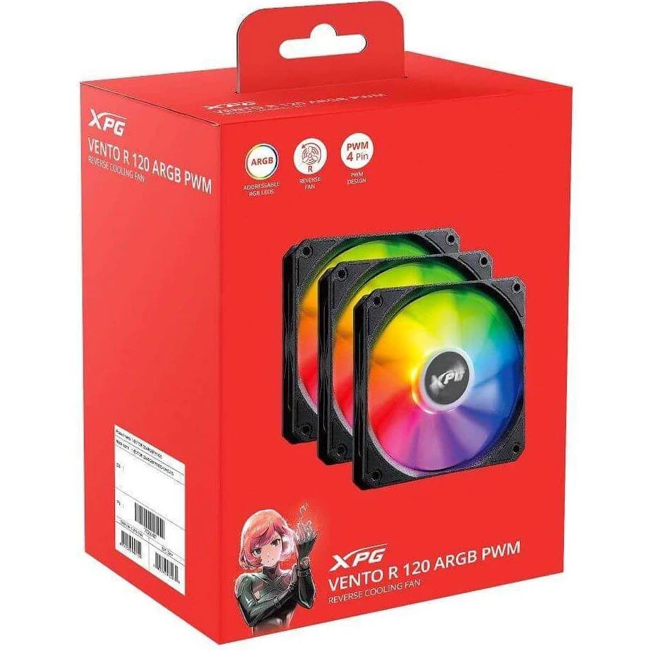 فن کیس XPG Ventor 120 Reverse ARGB 3in1 — تصویر ۵