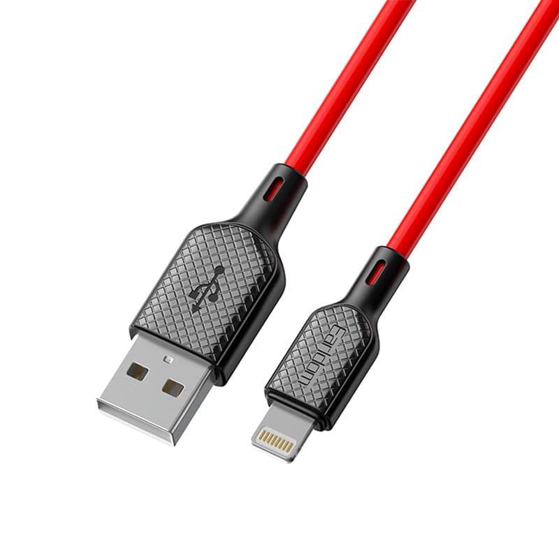 کابل لایتنینگ فست شارژ 3 آمپر ارلدام EC-154i طول 1 متر — تصویر ۲
