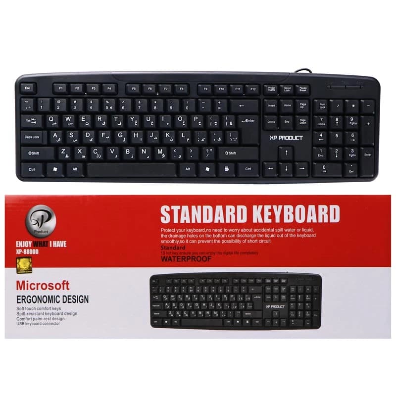 کیبورد ایکس پی پروداکت XP-8800D — تصویر ۸