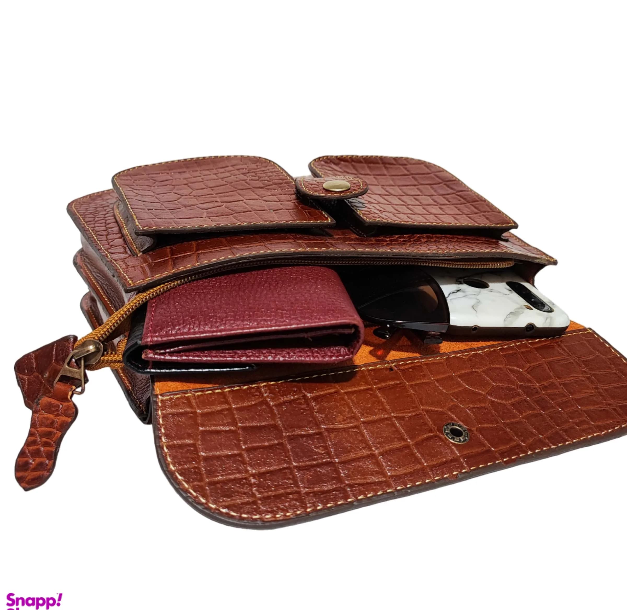 کیف چرم زنانه مدل fateh 116 — تصویر ۲
