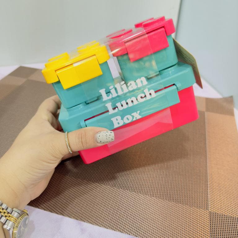 لانچ باکس و ظرف غذای طرح لگو کد 1909 — تصویر ۳