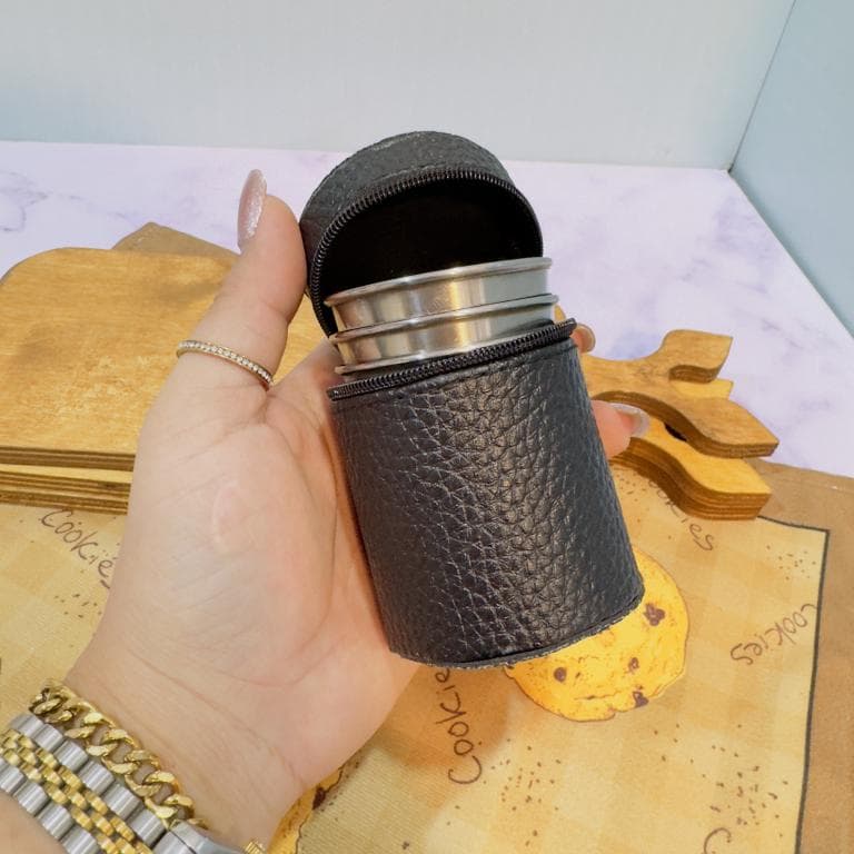 شات قهوه خوری استیل دارای کیف کد 1891 — تصویر ۷