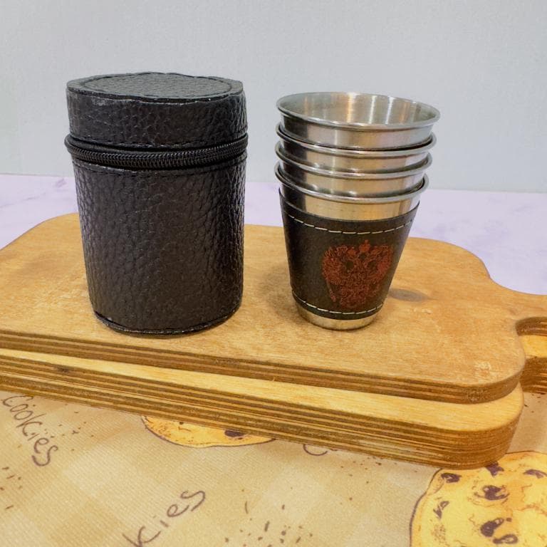 شات قهوه خوری استیل دارای کیف کد 1891 — تصویر ۸