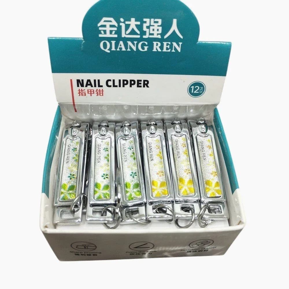 ناخن گیر دستی کیانگ رن (QIANG REN) مدل گل‌دار سایز کوچک — تصویر ۲