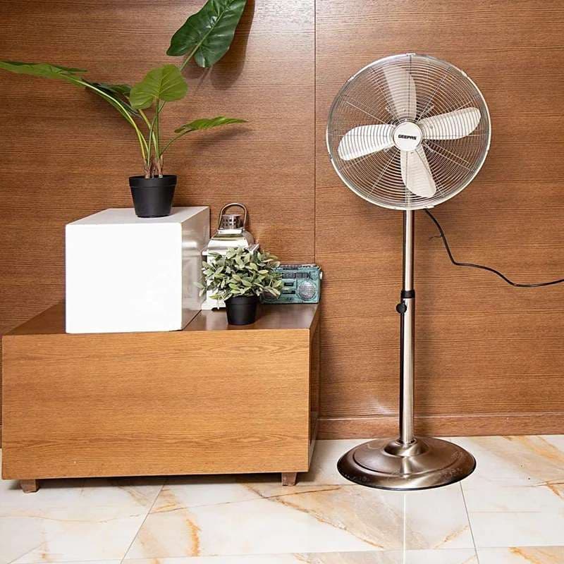 پنکه تمام استیل نقره ای جیپاس کد GF9611L کد A899 — تصویر ۳