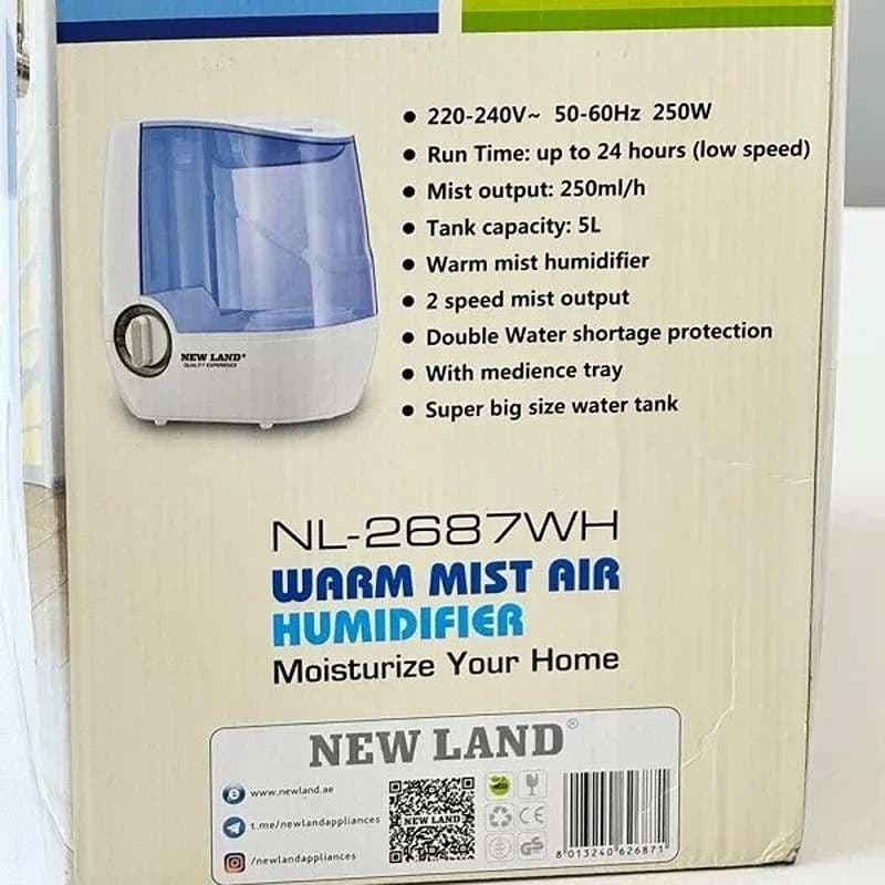 بخور گرم نیولند مدل NL-2687WH کد A838 — تصویر ۷