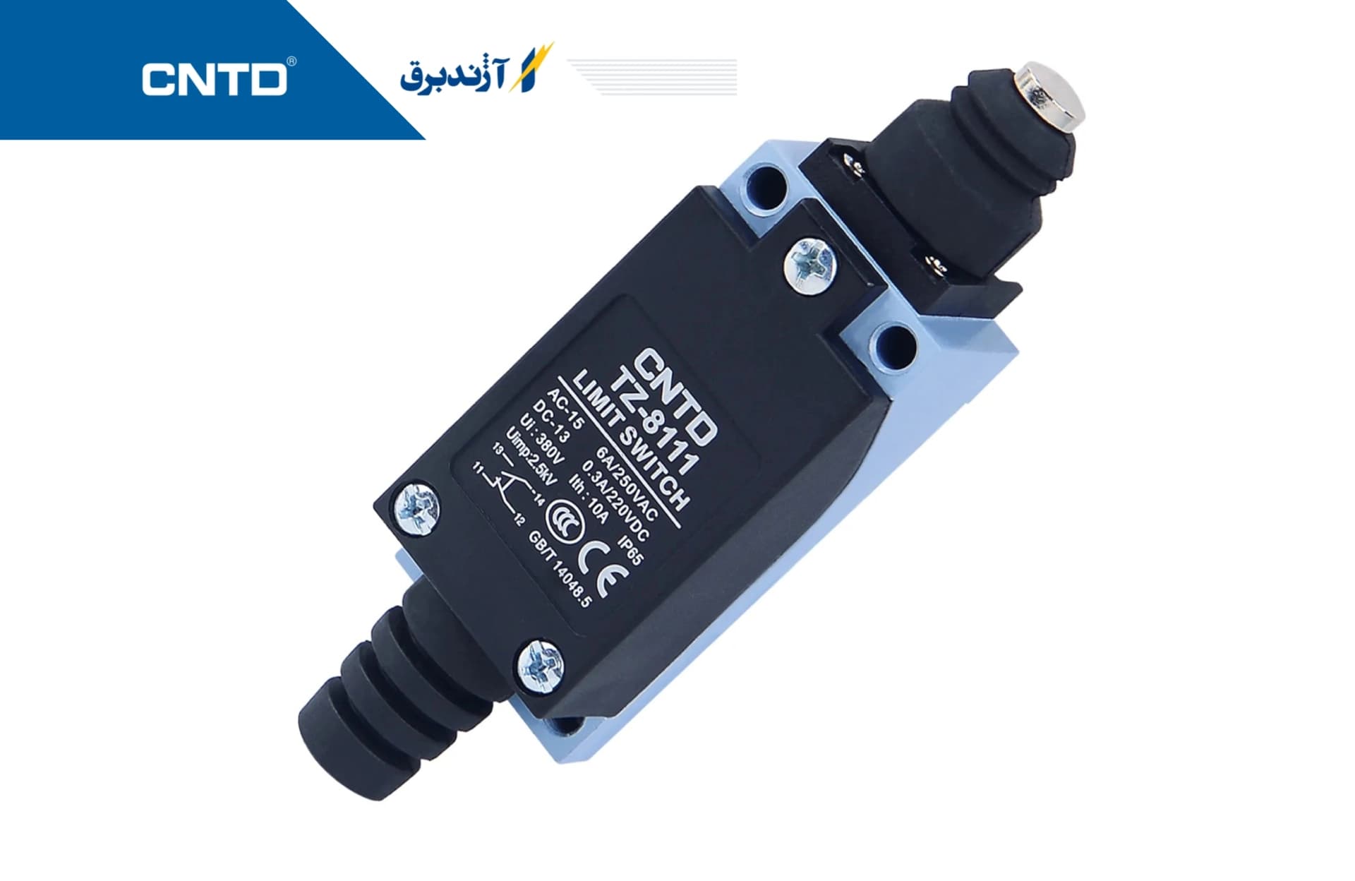 میکروسوییچ فشاری بدون قرقره مدل tz 8111