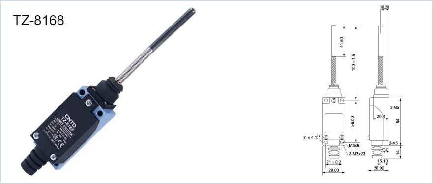 میکروسوییچ آنتنی TZ-8168 — تصویر ۲