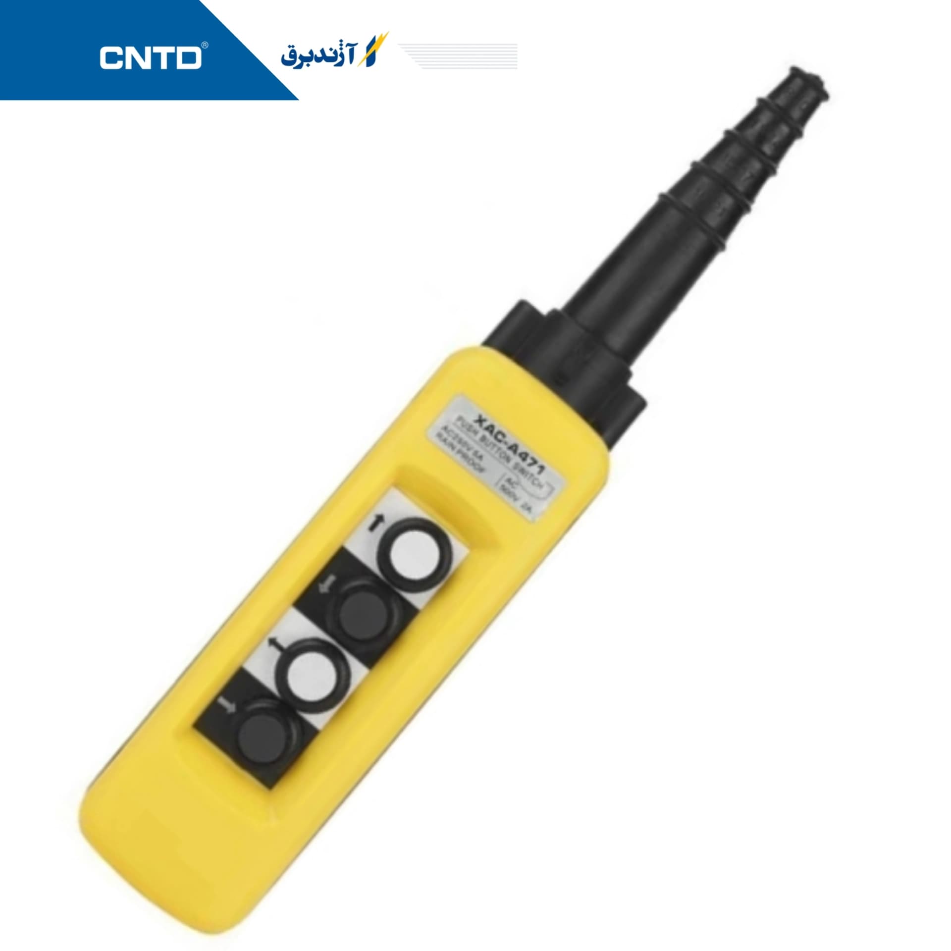 شاستی جرثقیل 4 کلید تک سرعت طرح تله مدل xac a471