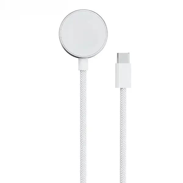 شارژر مگنتی وایرلس ساعت هوشمند پرودو مدل Porodo One Touch Charger Magnetic Watch Charger PDCBL0042WH — تصویر ۲