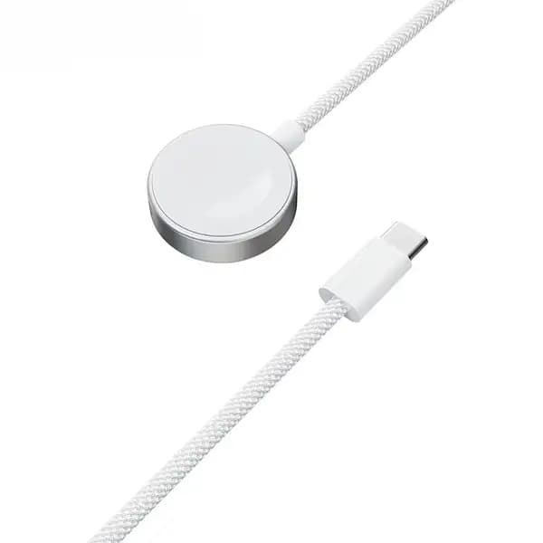 شارژر مگنتی وایرلس ساعت هوشمند پرودو مدل Porodo One Touch Charger Magnetic Watch Charger PDCBL0042WH — تصویر ۳