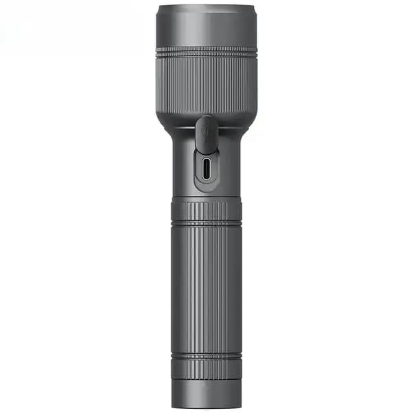 چراغ قوه شارژی ۳۰ وات برد نور 700 متر پرودو مدل Porodo Lumalite 2500 Rechargeable Flashlight PDFL5102 — تصویر ۳