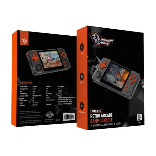 کنسول دستی بازی رترو آرکید پرودو مدل Porodo Retro Arcade Game Console PDX640 — تصویر ۳