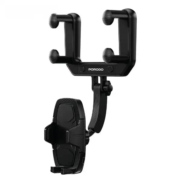 هولدر و نگهدارنده موبایل آینه جلو خودرو پرودو مدل Porodo Mirror Mounted Phone Holder Bracket PDRVMPH — تصویر ۲