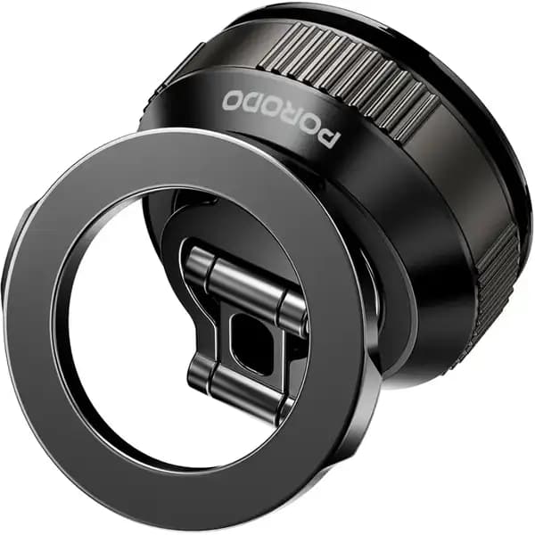 هولدر و نگهدارنده گوشی مغناطیسی پرودو مدل Porodo Vacuum Suction Magnetic Phone Holder PDMSMPHBK — تصویر ۲