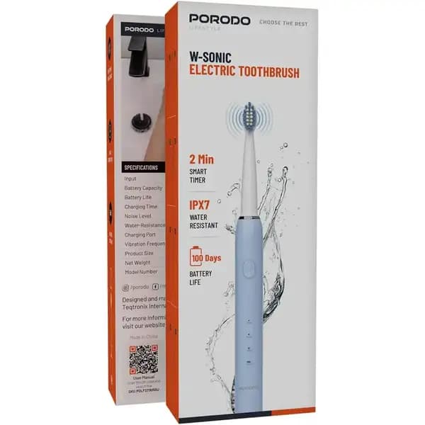 مسواک برقی پرودو مدل Porodo W‑Sonic PDLFST905 — تصویر ۶