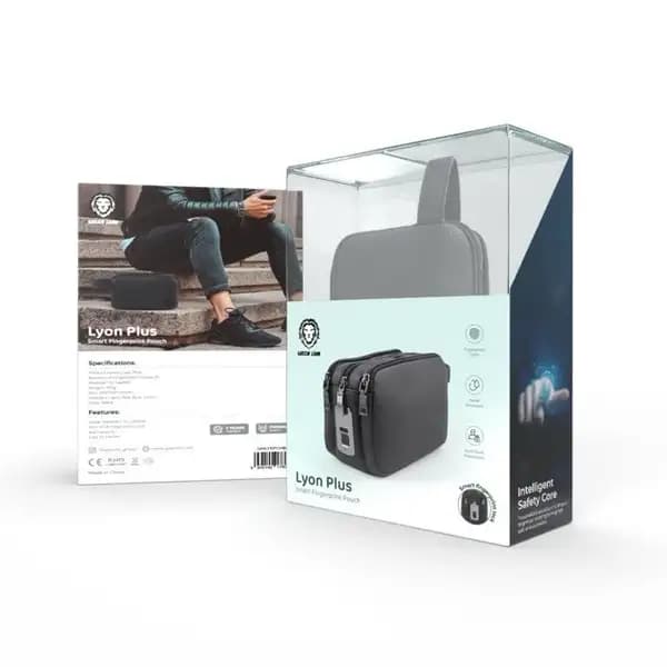 کیف قفل اثر انگشتی گرین لاین مدل Green Lion Lyon Plus Smart Fingerprint Pouch — تصویر ۲