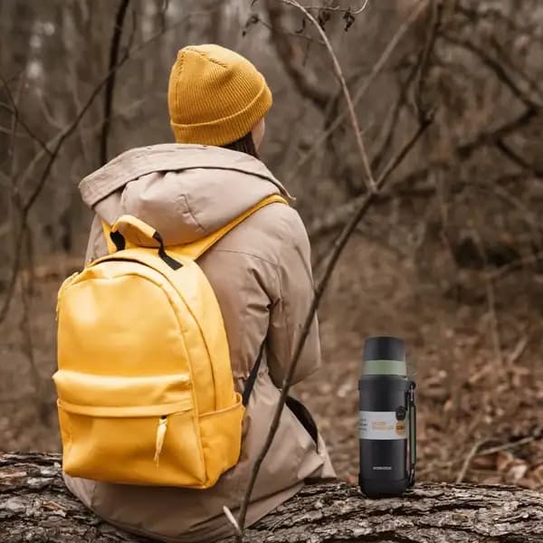 فلاسک پرودو مدل Porodo Outlander 1800ml SS Vacuum Bottle — تصویر ۲