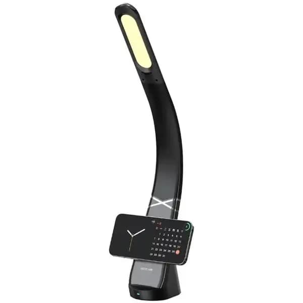 چراغ مطالعه LED با شارژ بی‌سیم گرین لاین مدل Green Lion Mag LED Lamp GNMAGLEDLMBK