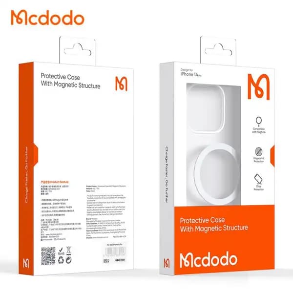 قاب محافظ نیمه شفاف مگ سيف مک دودو مدل Mcdodo Crystal PC-3092 برای Apple iPhone 14 Pro — تصویر ۸