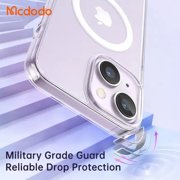 قاب محافظ نیمه شفاف مگ سيف مک دودو مدل Mcdodo Crystal PC-3092 برای Apple iPhone 14 Pro — تصویر ۴