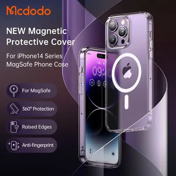 قاب محافظ نیمه شفاف مگ سيف مک دودو مدل Mcdodo Crystal PC-3092 برای Apple iPhone 14 Pro — تصویر ۲