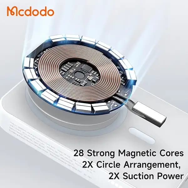 پاوربانک وایرلس 1000 هزار 20 وات مک‌دودو مدل MCDODO MC-4261 — تصویر ۶