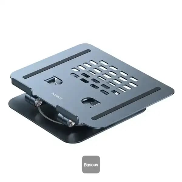 استند رومیزی لپ تاپ و تبلت بیسوس Baseus Ultrastable Pro Series BS-HP017 با بدنه آلومینیومی و چرخش 360 درجه — تصویر ۳