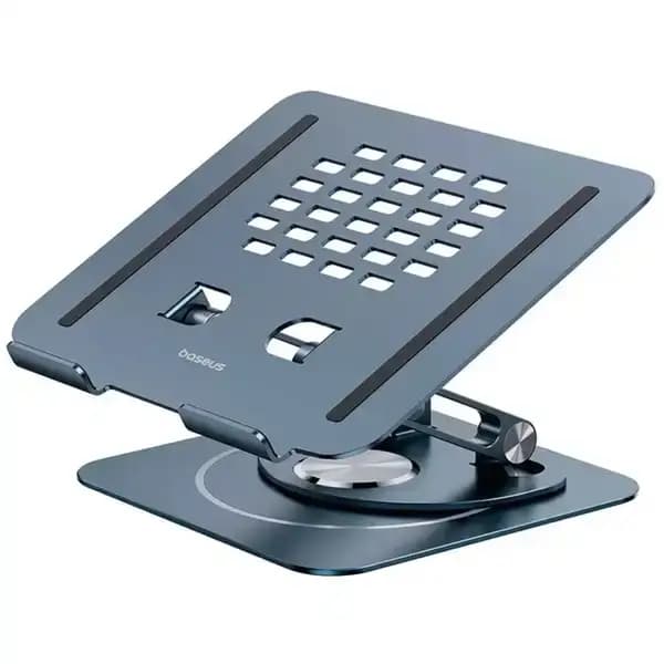 استند رومیزی لپ تاپ و تبلت بیسوس Baseus Ultrastable Pro Series BS-HP017 با بدنه آلومینیومی و چرخش 360 درجه