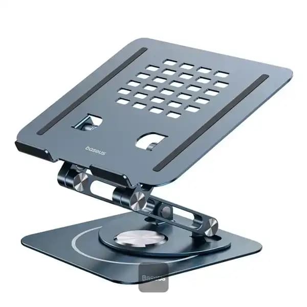 استند رومیزی لپ تاپ و تبلت بیسوس Baseus Ultrastable Pro Series BS-HP017 با بدنه آلومینیومی و چرخش 360 درجه — تصویر ۲