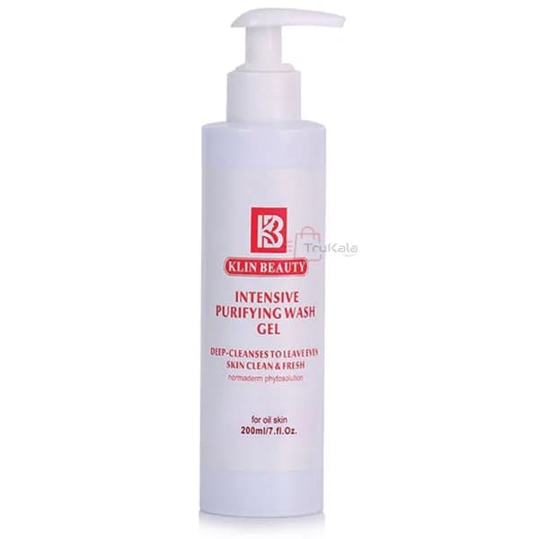 ژل شستشوی پوست چرب کلین بیوتی KLIN BEAUTY حجم 200 میل