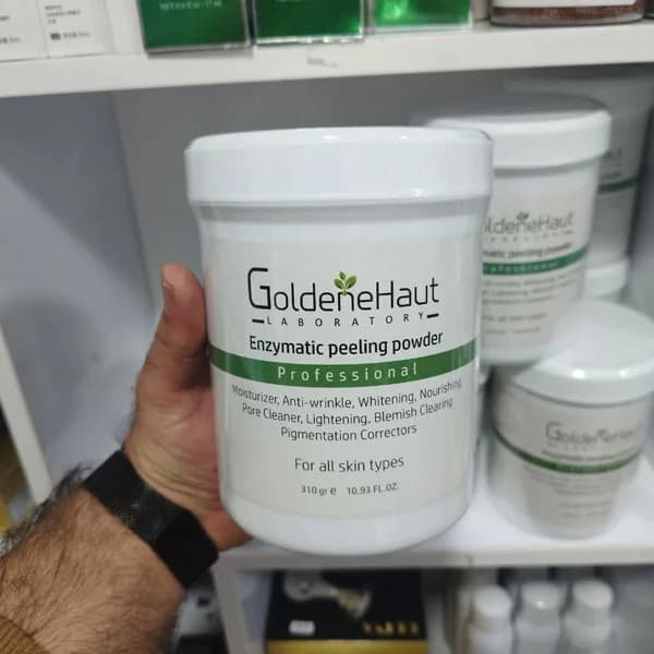پیلینگ آنزیمی گلدن هاوت آلمانی Goldene Haut حجم 310 گرم — تصویر ۲