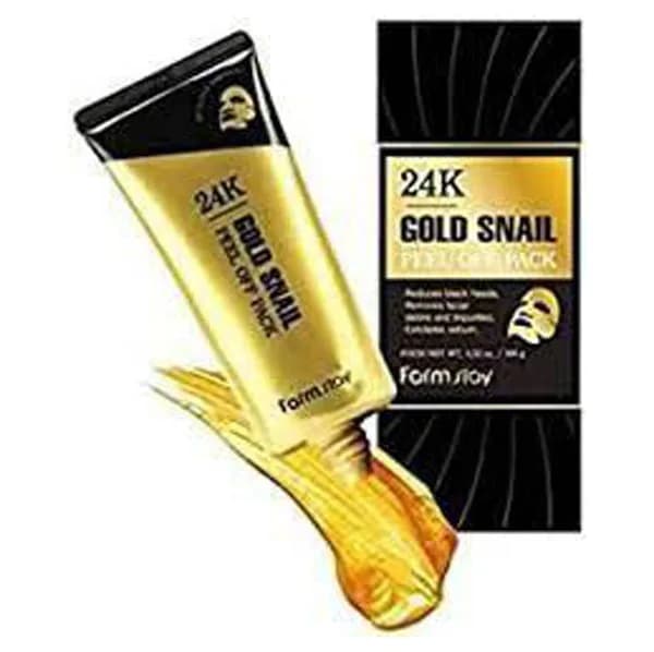 ماسک طلای 24 عیار پیلاف مدل GOLD SNAIL فارم استی — تصویر ۴