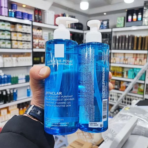 ژل شستشوی صورت افکلار لاروش پوزای La Roche-Posay حجم 400 میل — تصویر ۳