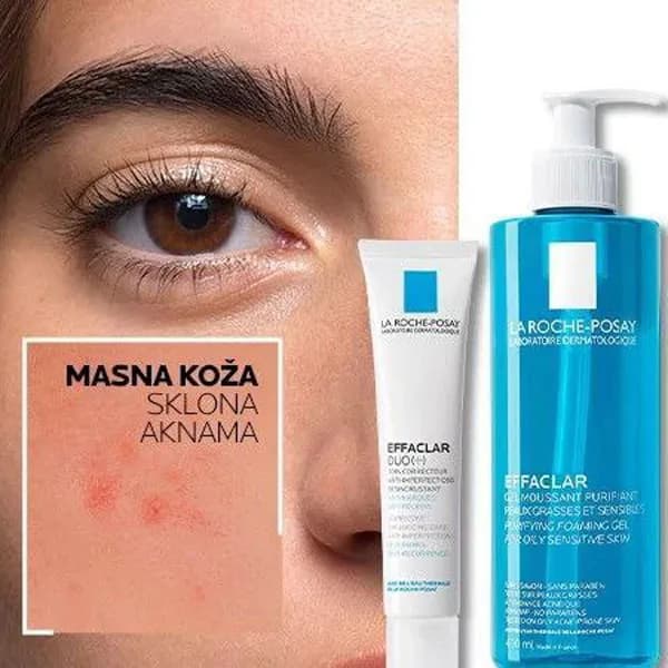 ژل شستشوی صورت افکلار لاروش پوزای La Roche-Posay حجم 400 میل — تصویر ۴