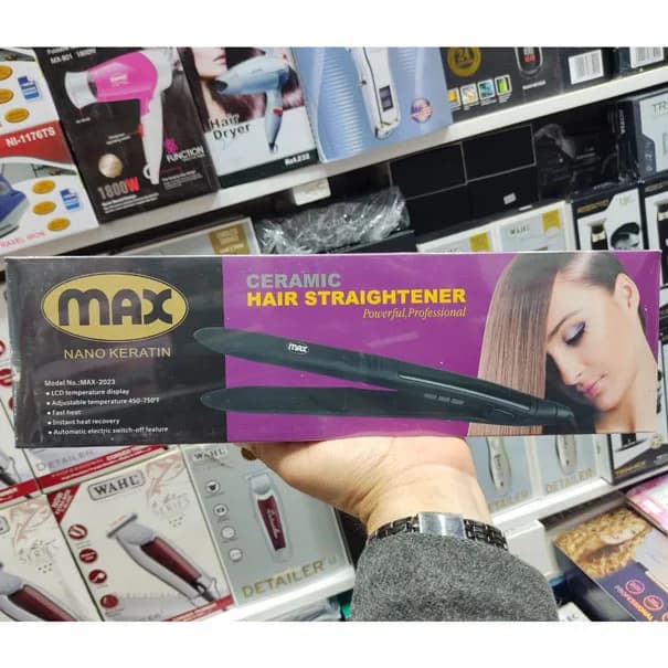 اتو مو حرفه ای مکس مدل MAX-2023 — تصویر ۲