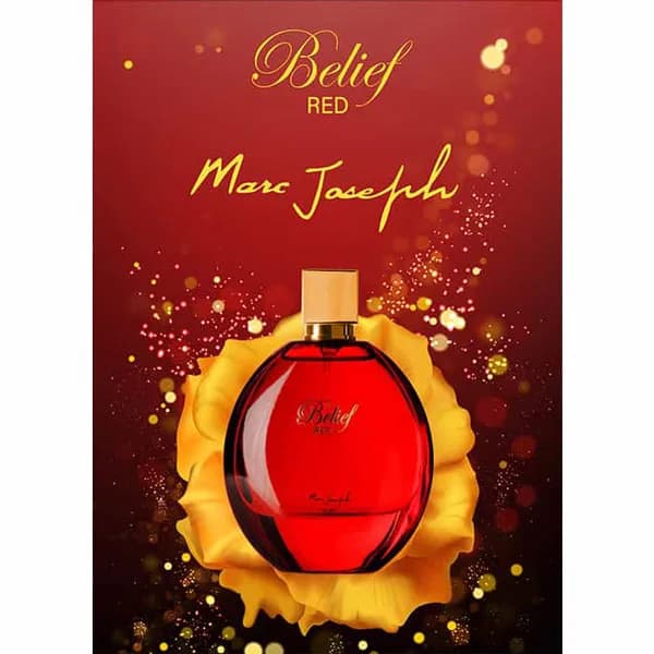 ادو پرفیوم زنانه بلیف رد مارک ژوزف Belief RED حجم 100 میل — تصویر ۳
