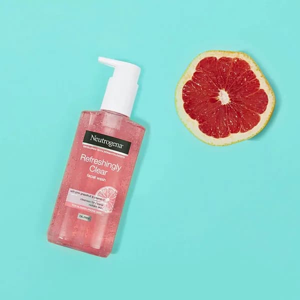 ژل شستشوی صورت مدل گریپ فروت نوتروژینا Neutrogena حجم 200 میل — تصویر ۳