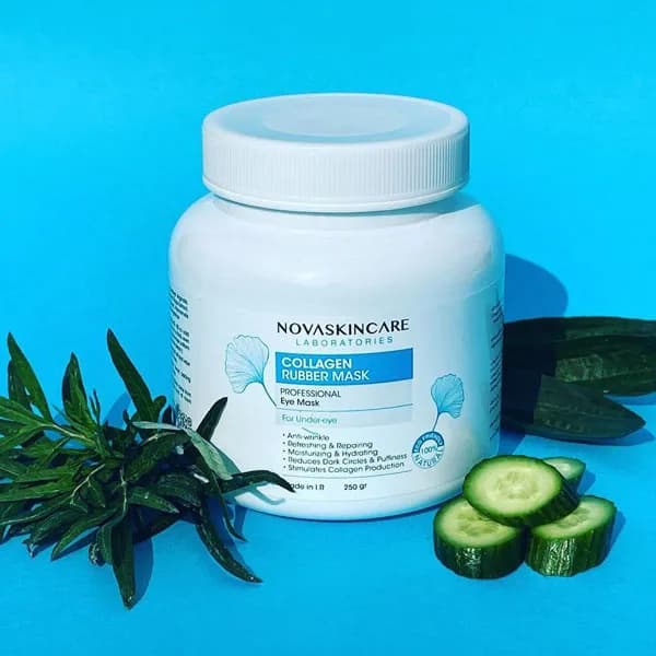 رابر ماسک کلاژن دور چشم نوا اسکین کر novaskincare حجم250گرم — تصویر ۲