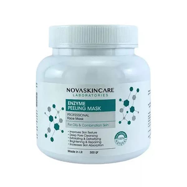 پیلینگ آنزیمی (چرب و مختلط) نوا اسکین کر novaskincare حجم 300گرم