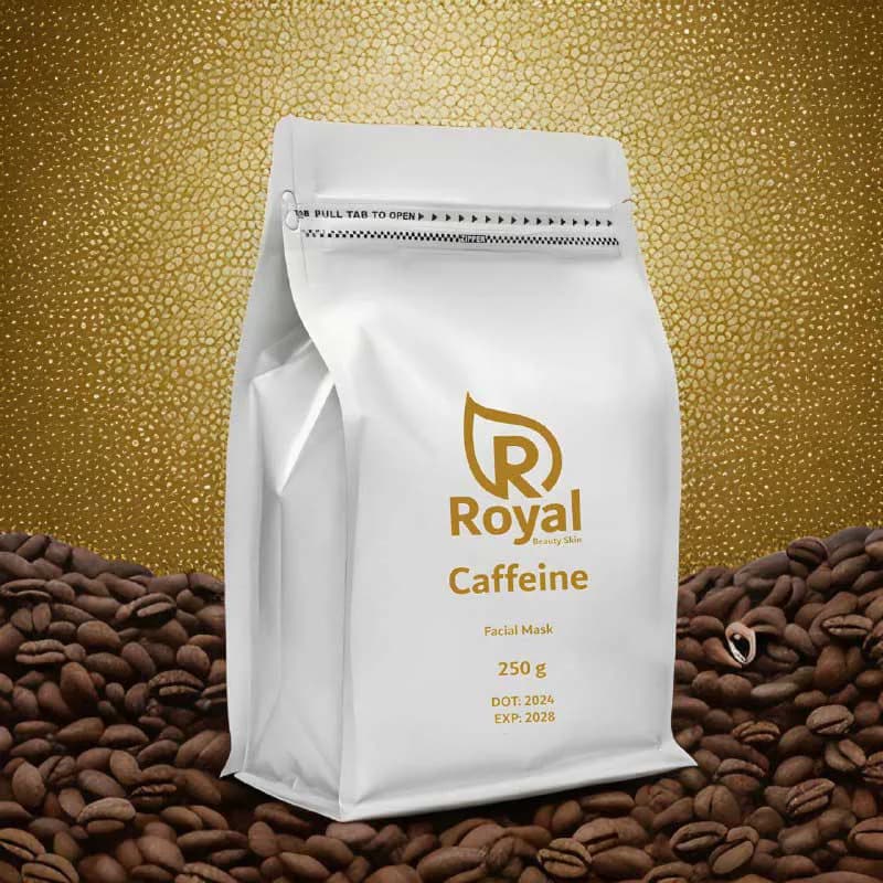 ماسک لاتکسی کافئین رویال royal حجم 250 گرم — تصویر ۳